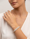 BoldCharm Triple Row Radiance Bracelet